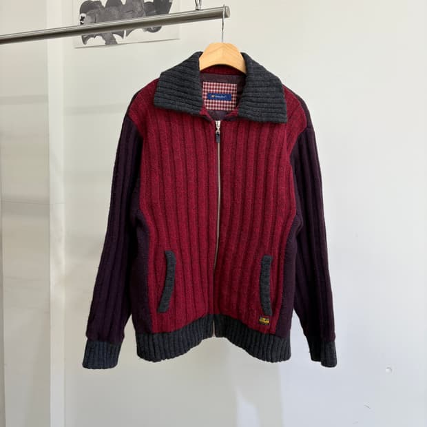 GOLDEN BEAR 니트집업