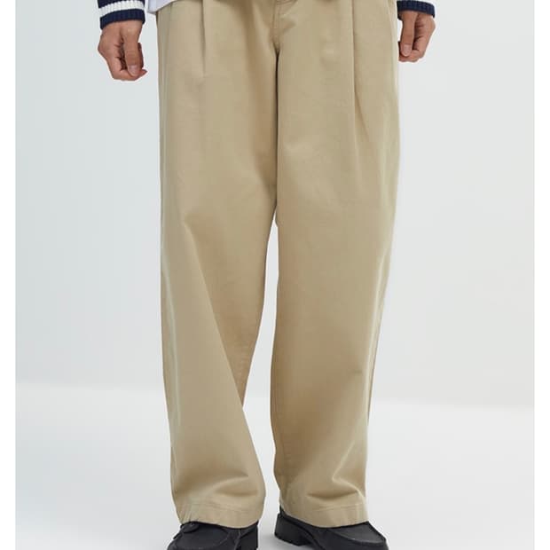 스파오 투턱 와이드 치노팬츠 S 4컬러일괄