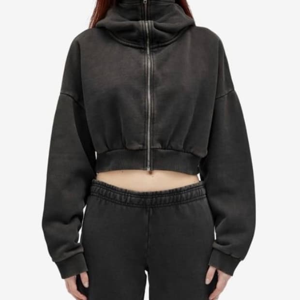 Entire studios 크롭 hoodie