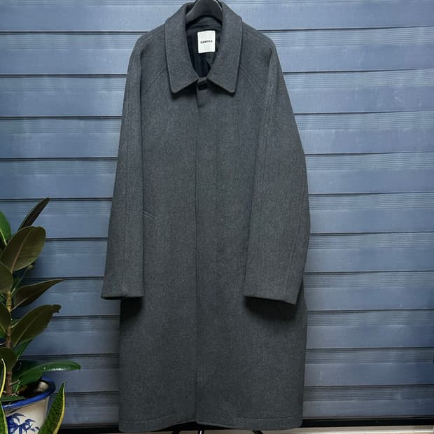 (새상품) 산드로 발마칸 울코트 L