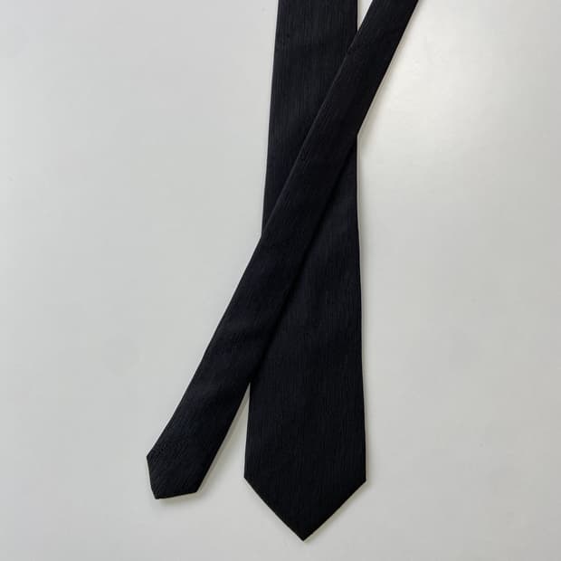 피에르가르뎅 (Pierre Cardin)명품정품 블랙넥타이 7.8cm