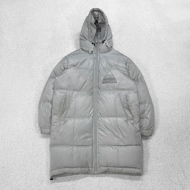 미스치프 Mischief 롱 패딩 그레이