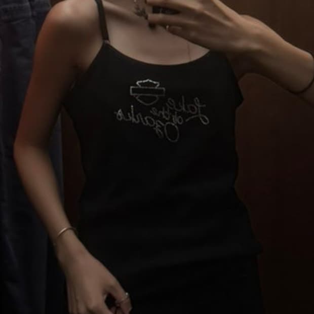 할리데이비슨 스팽글 슬리브리스