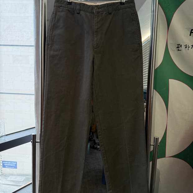 90s Ralph Lauren 워시드 그린치노 팬츠
