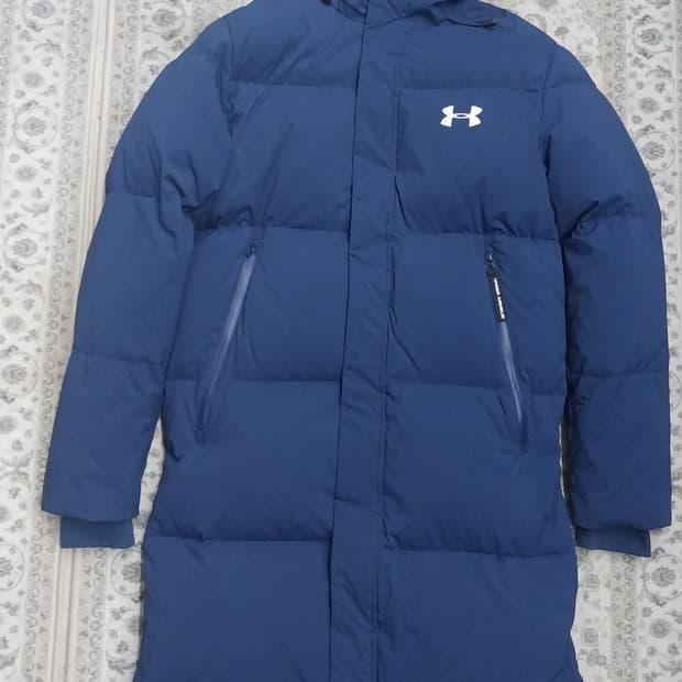 언더아머 롱패딩 네이비 M