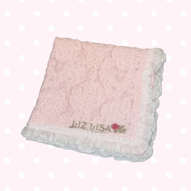 초희귀 리즈리사 히메갸루 장미 레이스 손수건