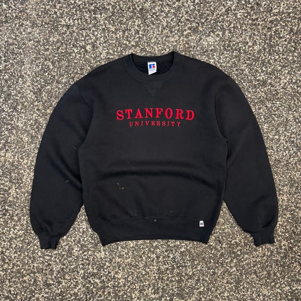 90s 러셀 빈티지 스탠포드 스웻셔츠 맨투맨 made in USA (M)