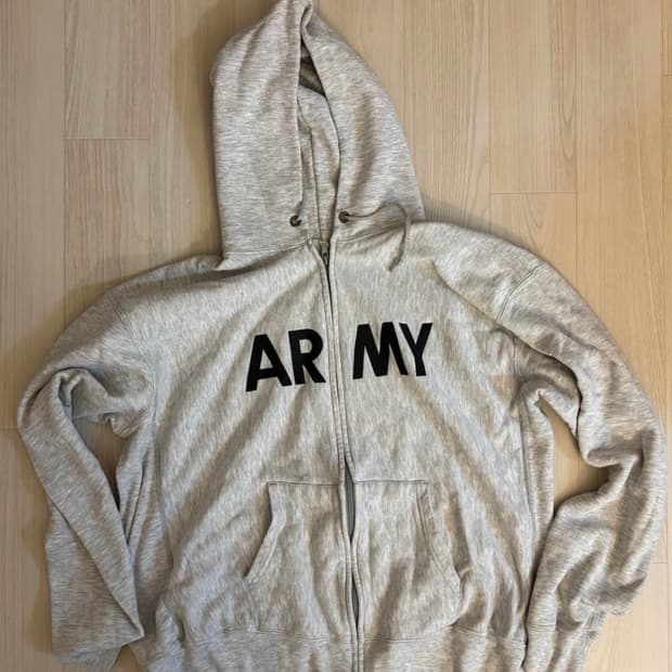 champion 베이스 army 후드집업