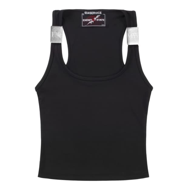 604service EOS BUCKLE SLEEVELESS TOP