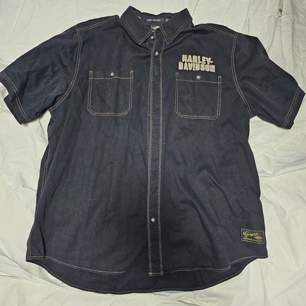 할리데이비슨 반팔 셔츠 2XL