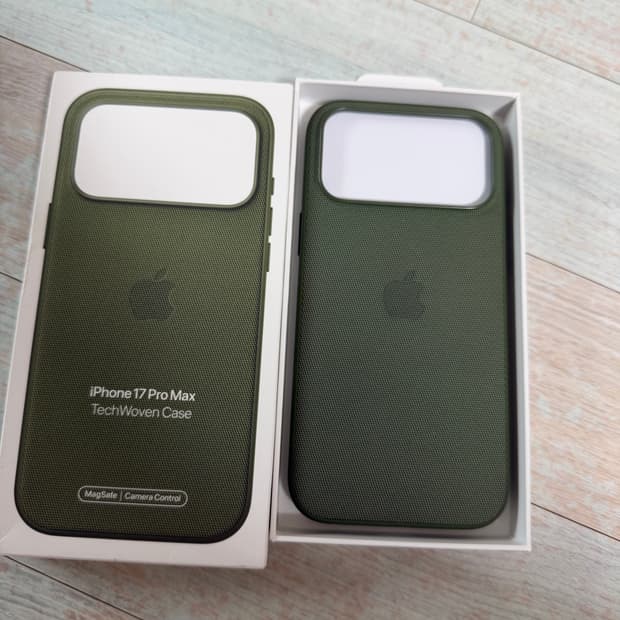 아이폰17프로맥스 테크우븐 케이스