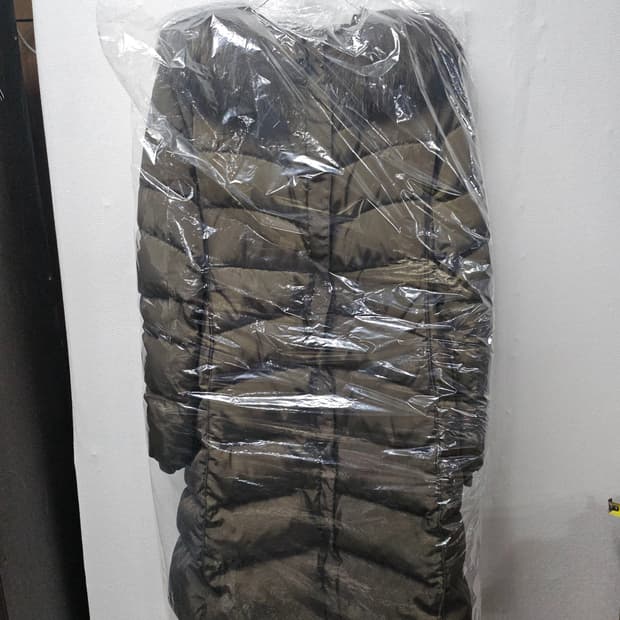 on & on 카키 롱 패딩 점퍼 2  세탁완료