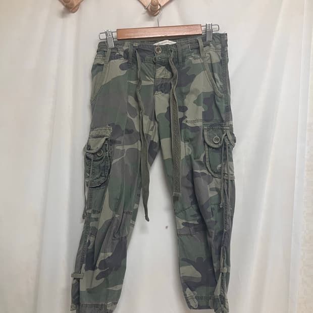 아베크롬비 카모 카고 팬츠