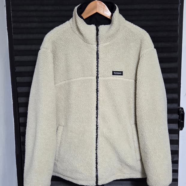 [커버낫] 빅로고 리버시블 플리스 자켓 | 00020