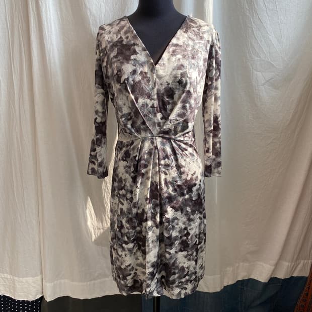 BOU JELOUD 퍼플패턴7부원피스(M)