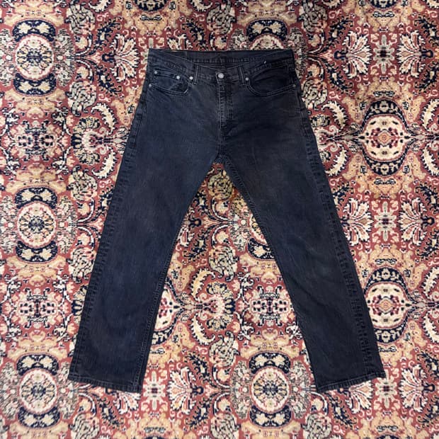 빈티지 리바이스 559 블랙 진 데님 34 (662)