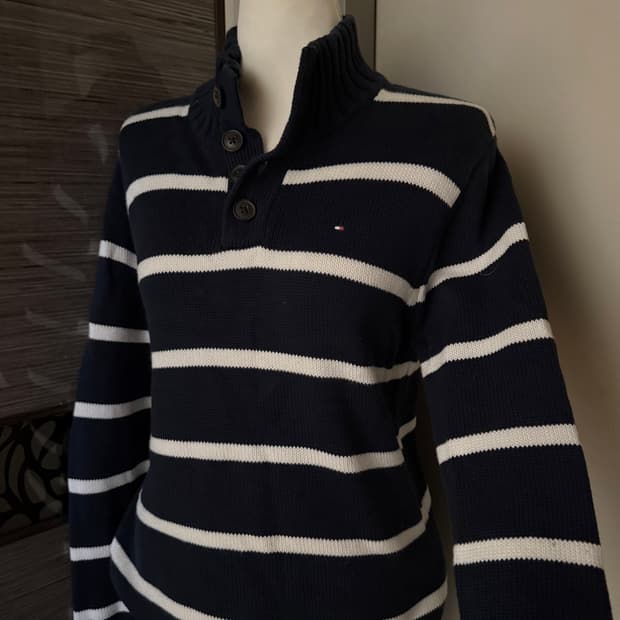 타미힐피거 헨리넥 니트