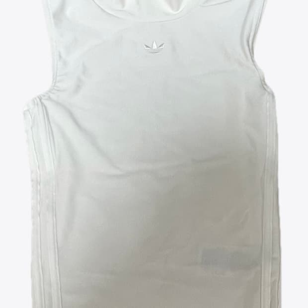 [아디다스] 화이트 스트링 슬리브리스