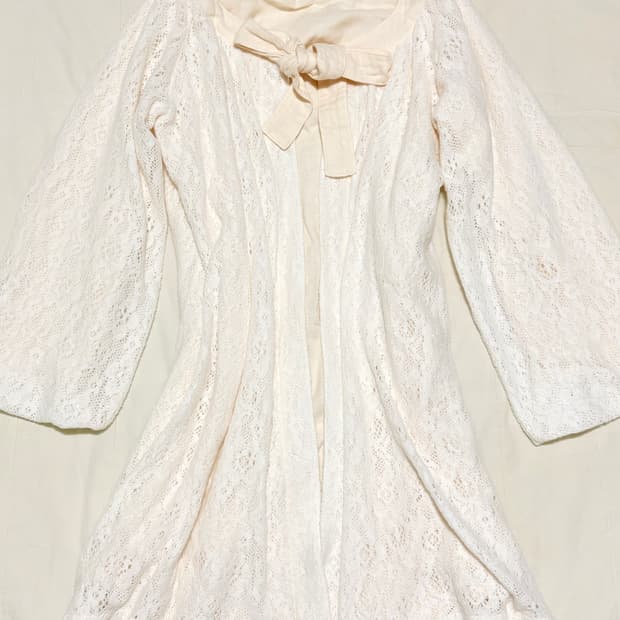 크림바닐라 펀칭 가디건 라떼갸루 로걀 모리걸