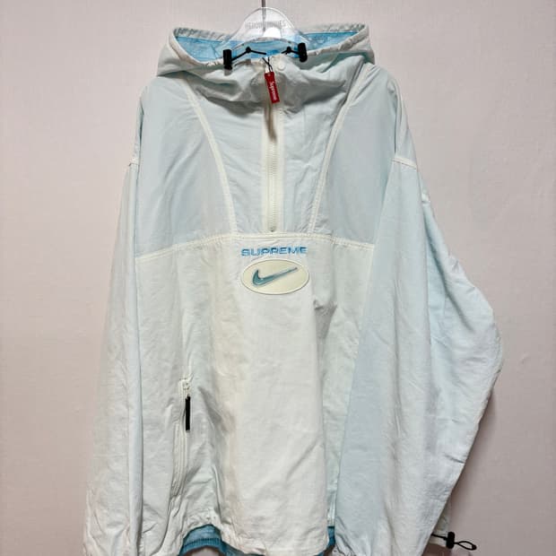 [XL] 슈프림x나이키 쥬얼 리버시블 립스탑 아노락 화이트