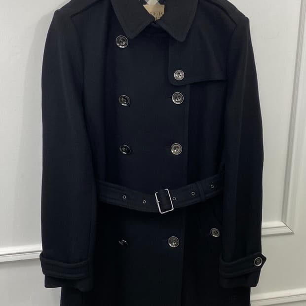 버버리 브릿 블랙 코트 UK6/US4