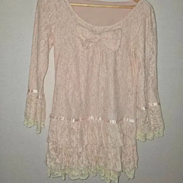 히메갸루 핑크 원피스