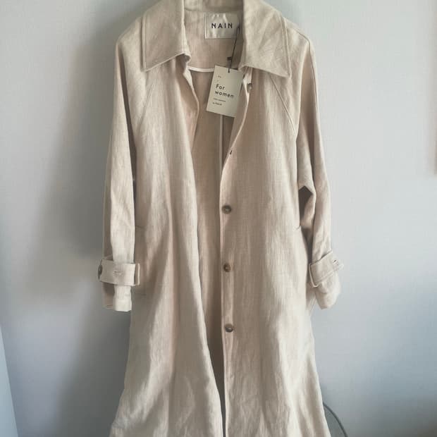 NAIN린넨 트렌치코트
