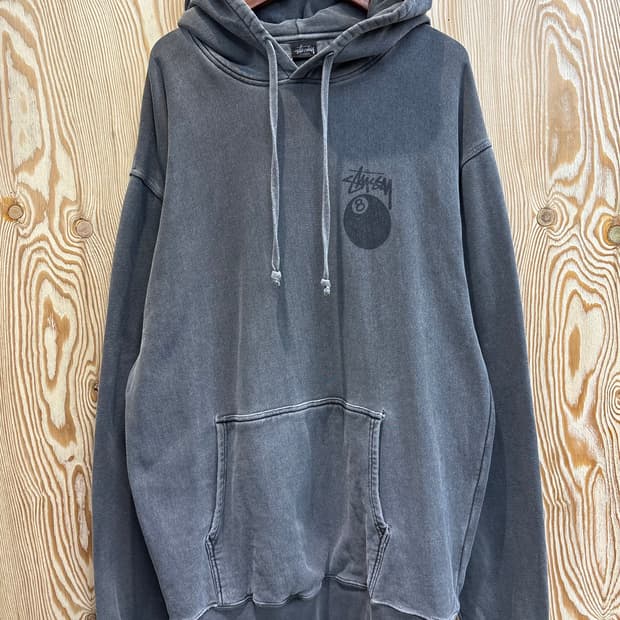 스투시 에잇볼 피그먼트 후드