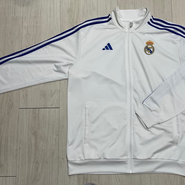 아디다스 레알마드리드 트랙탑 화이트 2XL