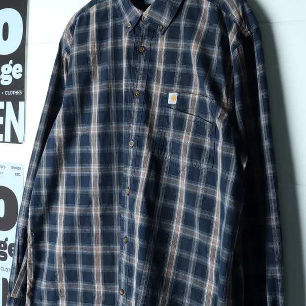(XL-3XL) 칼하트 셔츠 남방 USA 체크 아메카지 박시-H36002
