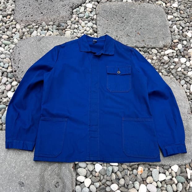 (DEADSTOCK)OLD VINTAGE HBT 헤링본트윌 프렌치워크자켓