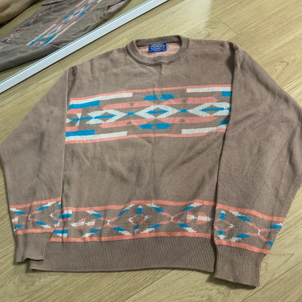100)Pendleton 펜들턴 빈티지 면 니트