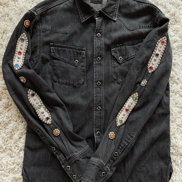 캐피탈 잼스톤 블랙 셔츠 4사이즈 XL