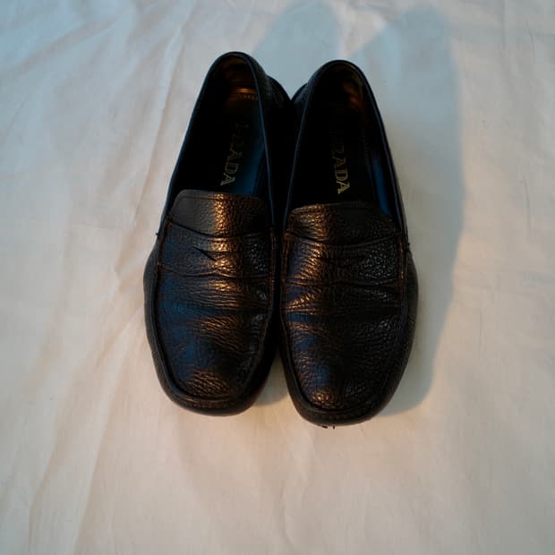 Prada Leather Driving Shoes