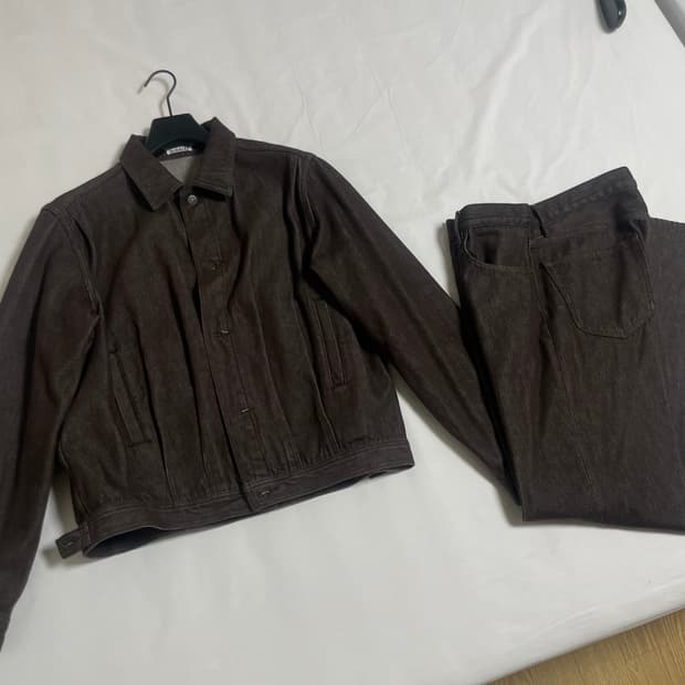 오라리 하드트위스트 데님 셋업 4/30