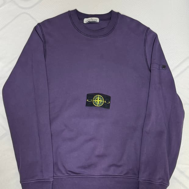 [M]23SS 스톤아일랜드 크루넥 퍼플 맨투맨