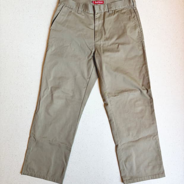 [34] 슈프림 워크 치노 팬츠