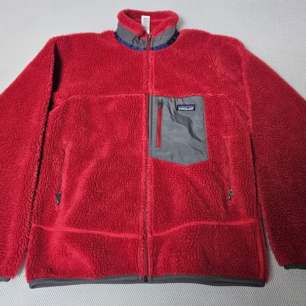 파타고니아 레트로 자켓 딥파일 레드 S