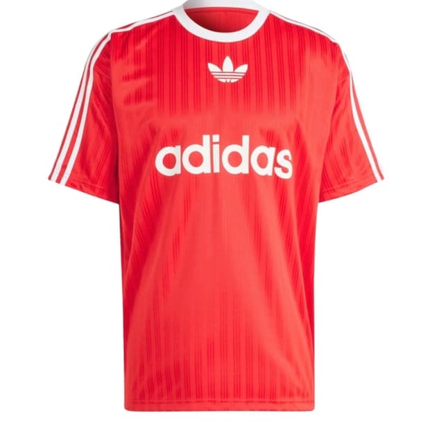 아디다스 아디컬러 티셔츠 베러 스칼렛 화이트 - KR