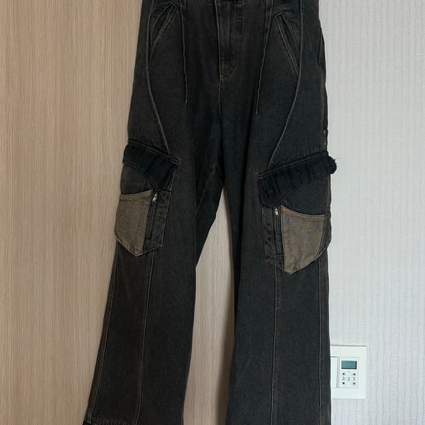 Xs) xlim 엑슬림 EP.7 05 TROUSERS 블랙 카고팬츠