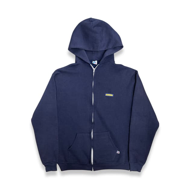 80s 러셀 후드집업 L