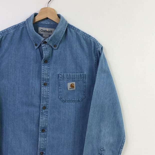 L 칼하트 데님 셔츠