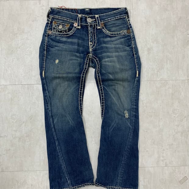 true religion 부츠컷 데님팬츠#758