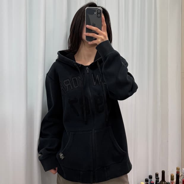 [L]폴로 랄프로렌 NEW YORK 블랙 후드집업