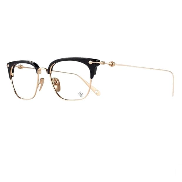[54] 크롬하츠 슬런트레딕션 안경 골드 블랙