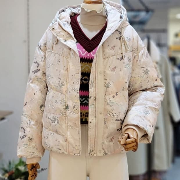 써스데이아일랜드 덕다운 패딩 