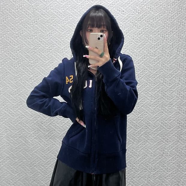 타미힐피거 빈티지 레트로 Y2K 00's 후드집업 M C13503