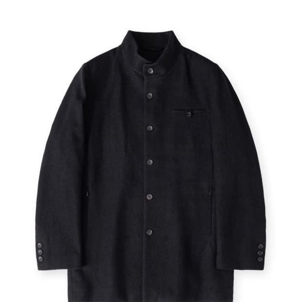 구매)해칭룸 stand collar coat