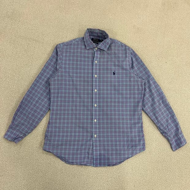 M 폴로랄프로렌 코튼 체크 셔츠 남방 0126M