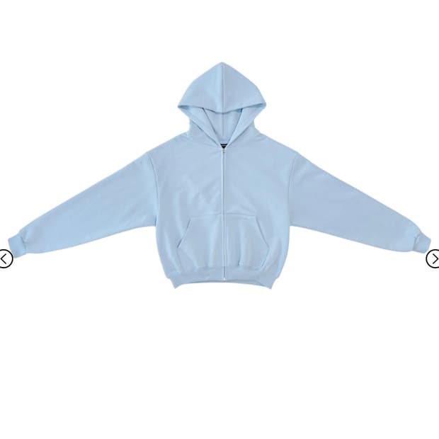 25-001 HEAVY WEIGHT COTTON ZIP HOODIE